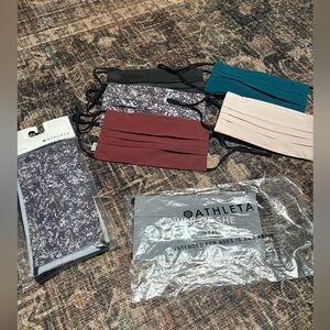 Athleta Cloth Face Masks - 6 Sealed, 5 Unsealed Unused